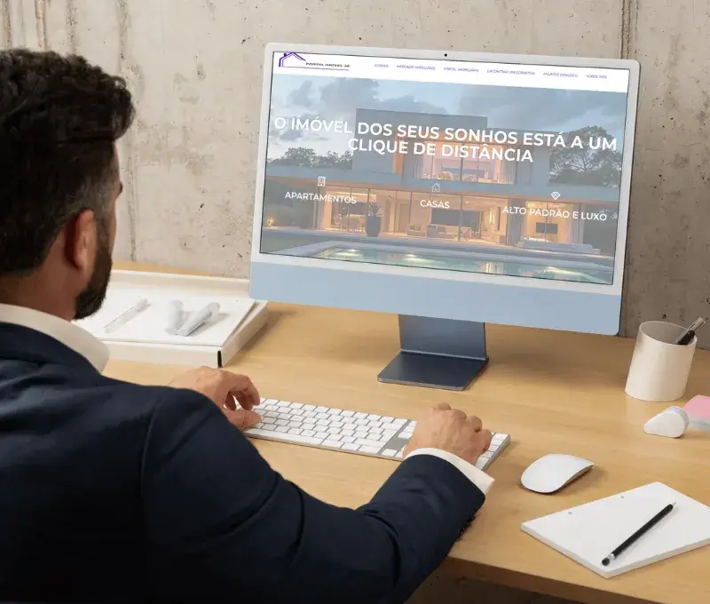 Ilustração de notebook exibindo gráfico de crescimento de vendas em loja virtual, representando a gestão de e-commerce e alta performance oferecida pela Brain Storm em Goiânia.